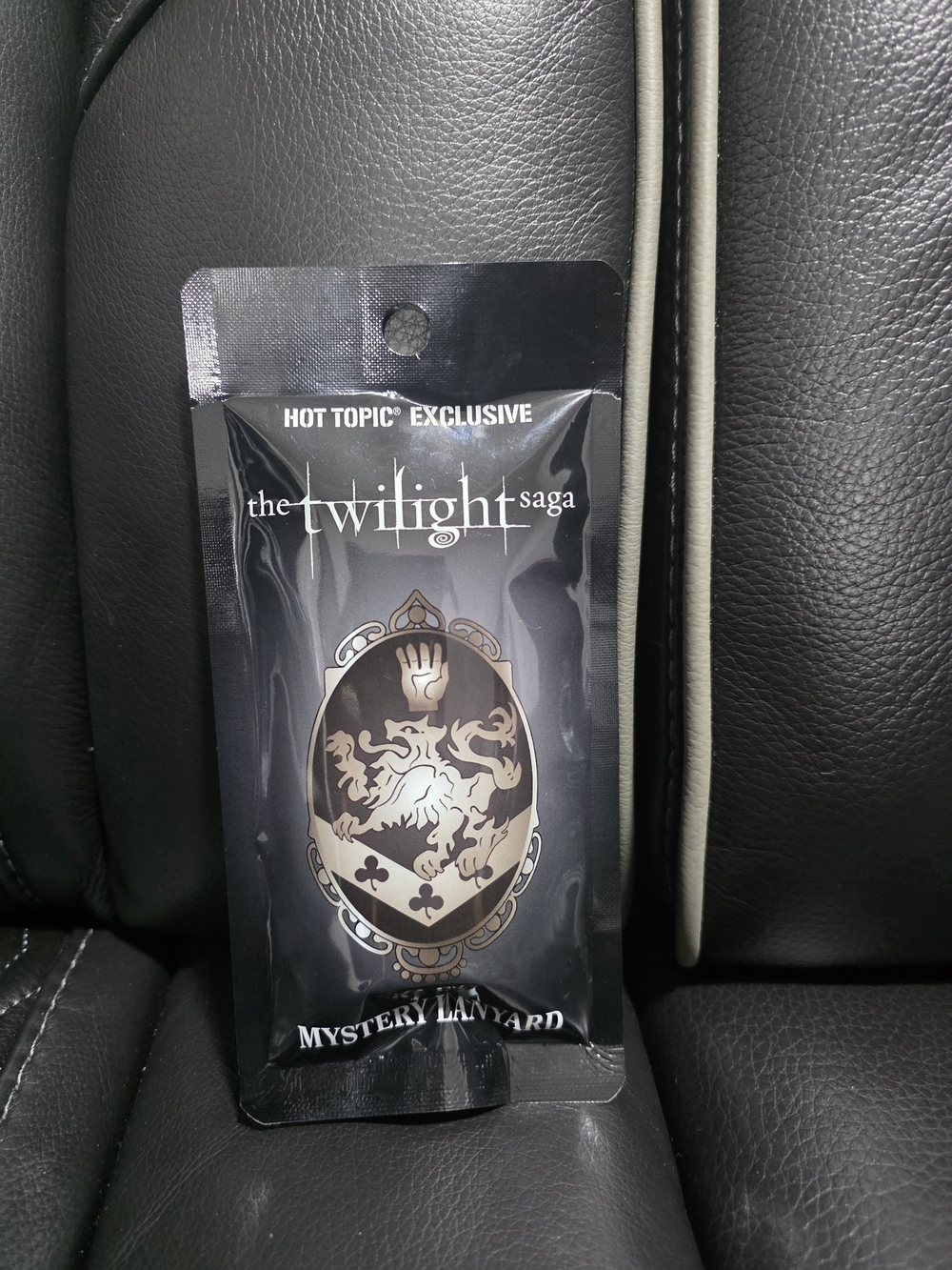 Hot Topic Black Twilight Saga Mystery Lanyard